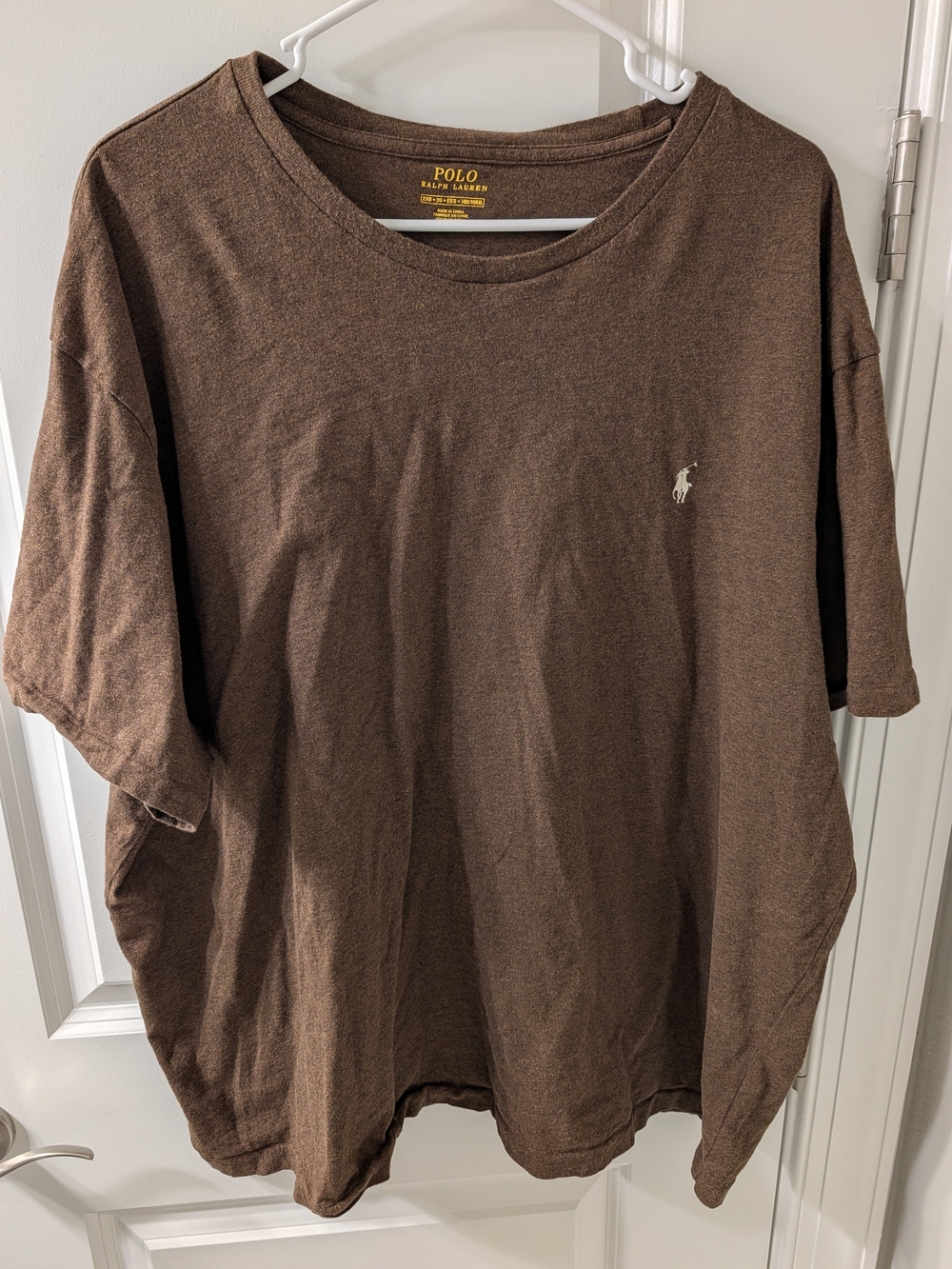 Polo by Ralph Lauren Men’s Brown Crew Neck T-Shirt